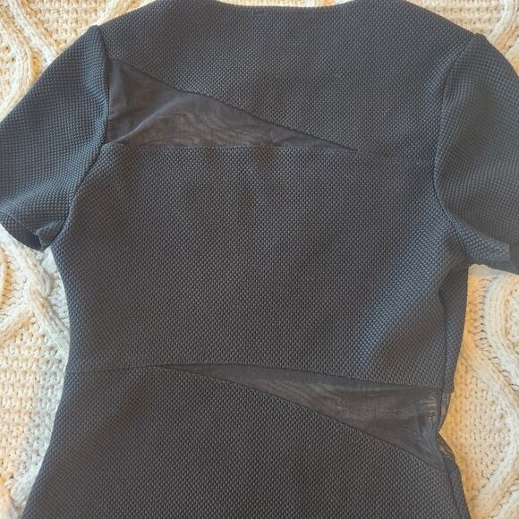 Express Dresses & Skirts - Express Black Mesh Mini Dress Size 0